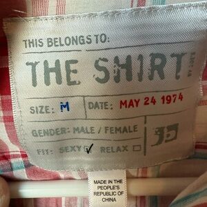 Men's Joe’s Jeans Red Plaid Shirt